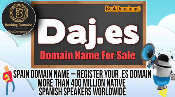Daj.es – Spanish .es domain name for sale – design by Bniznassen Production