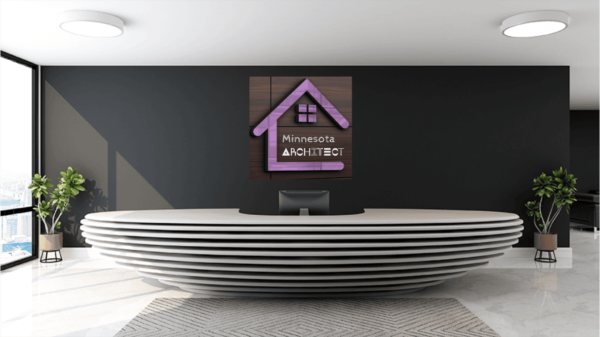 minnesota architect _ + Logo Design By Bniznassen Production + Mockup